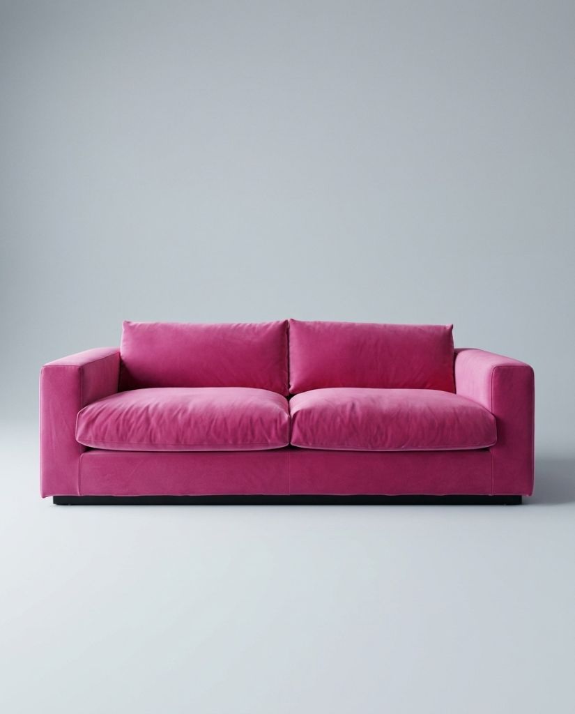 The Lazi Boi Lounge — Fuchsia Velvet