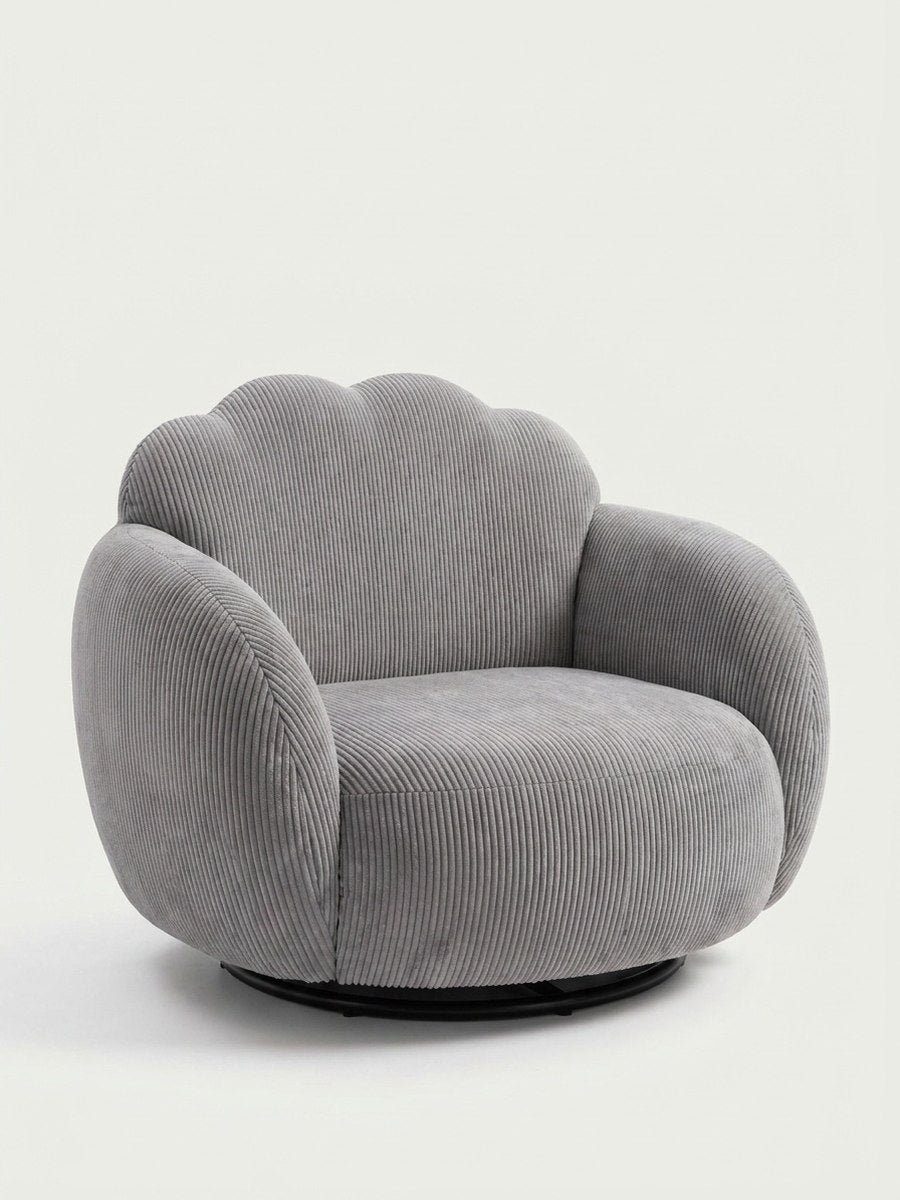 The Cloud Armchair — Stormy Grey in a living room