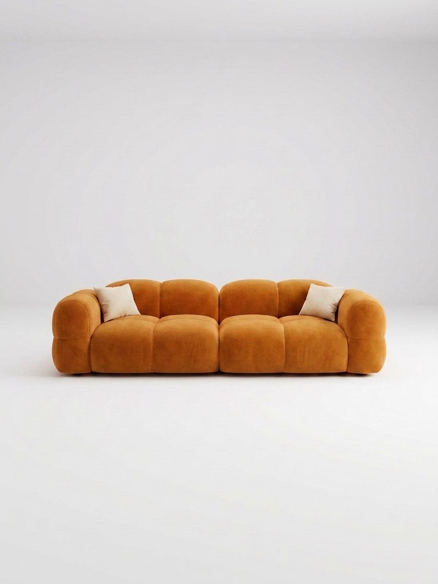 The Marshmallow Sofa — Ginger in a living room