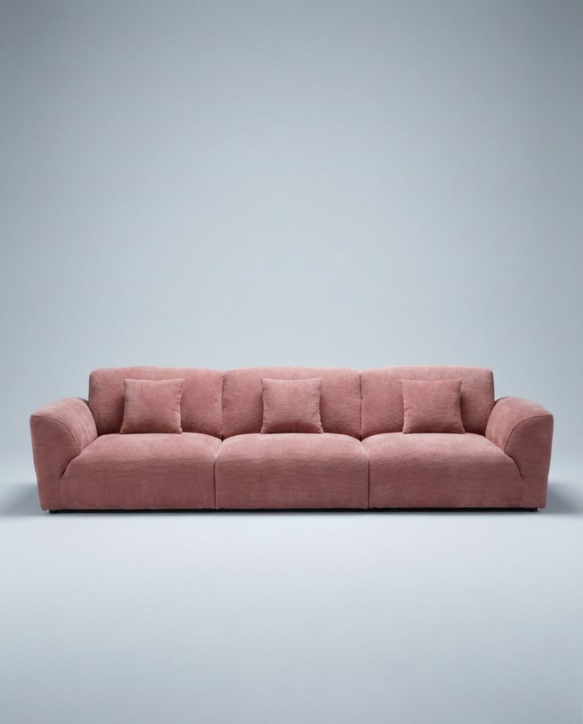 The Pillow Sofa — Rose Corduroy