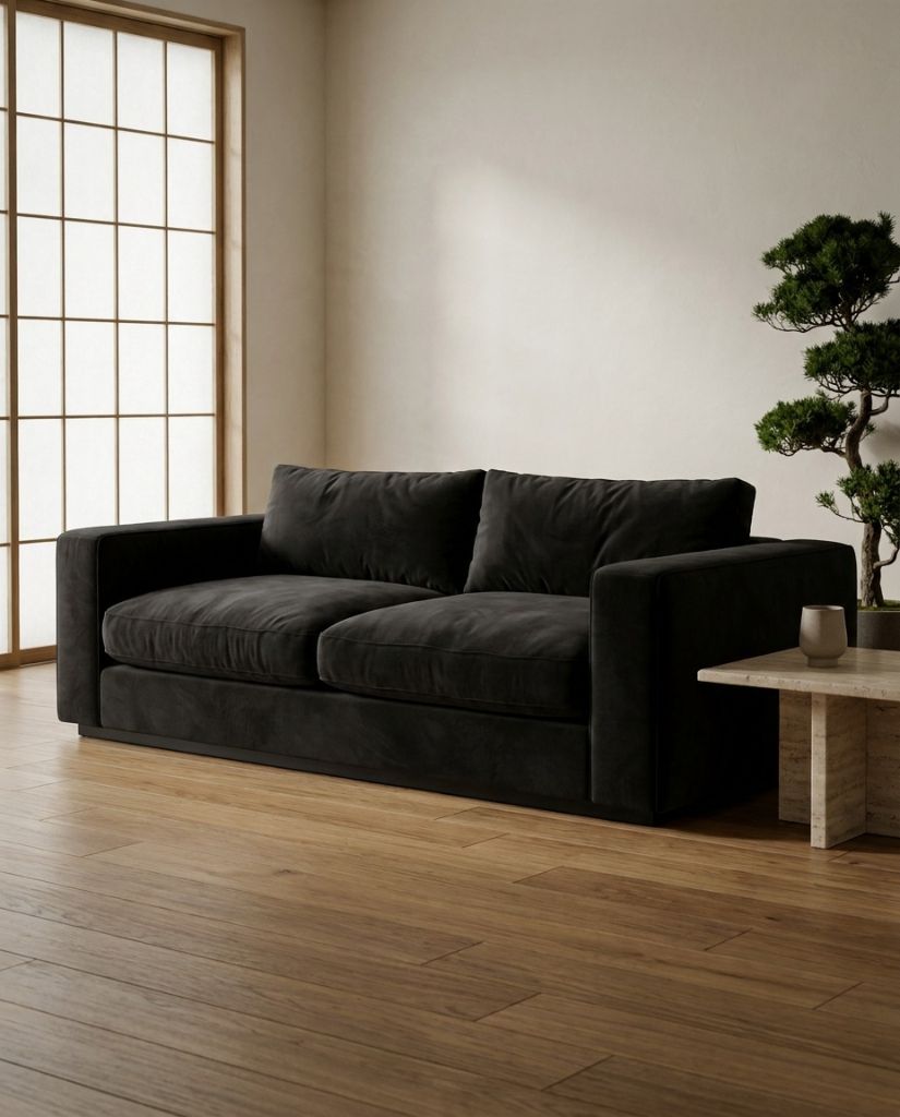 The Lazi Boi Lounge — Black Velvet in a living room