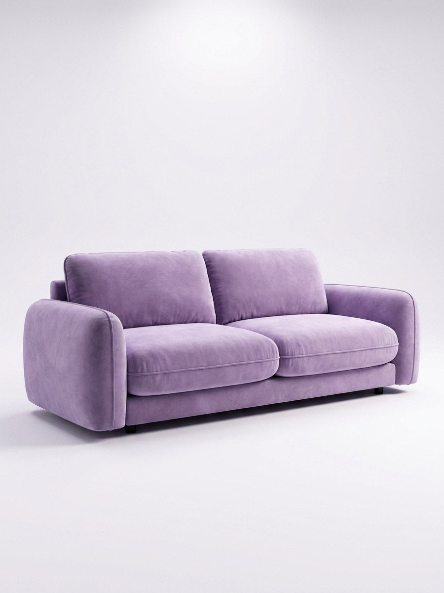 The Blossom Sofa — Lavender in a living room