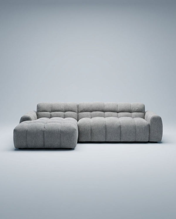 The Cloud Sectional — Dove Grey Linen