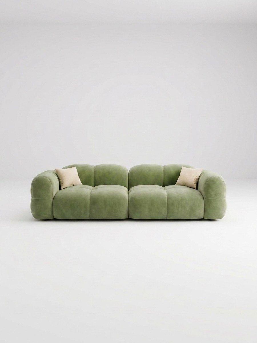 The Marshmallow Sofa — Pea Green