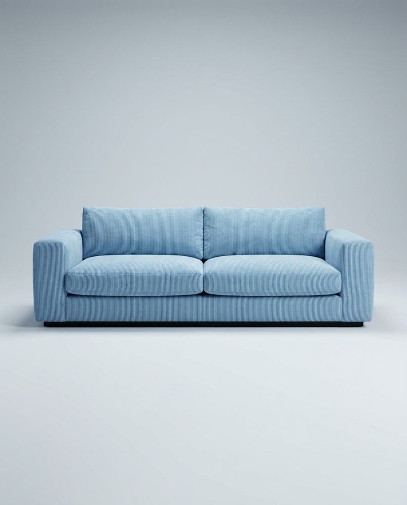 The Lazi Boi Lounge — Sky Blue Corduroy