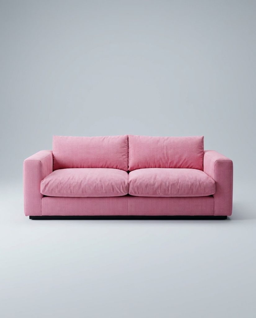 The Lazi Boi Lounge — Candy Pink Corduroy