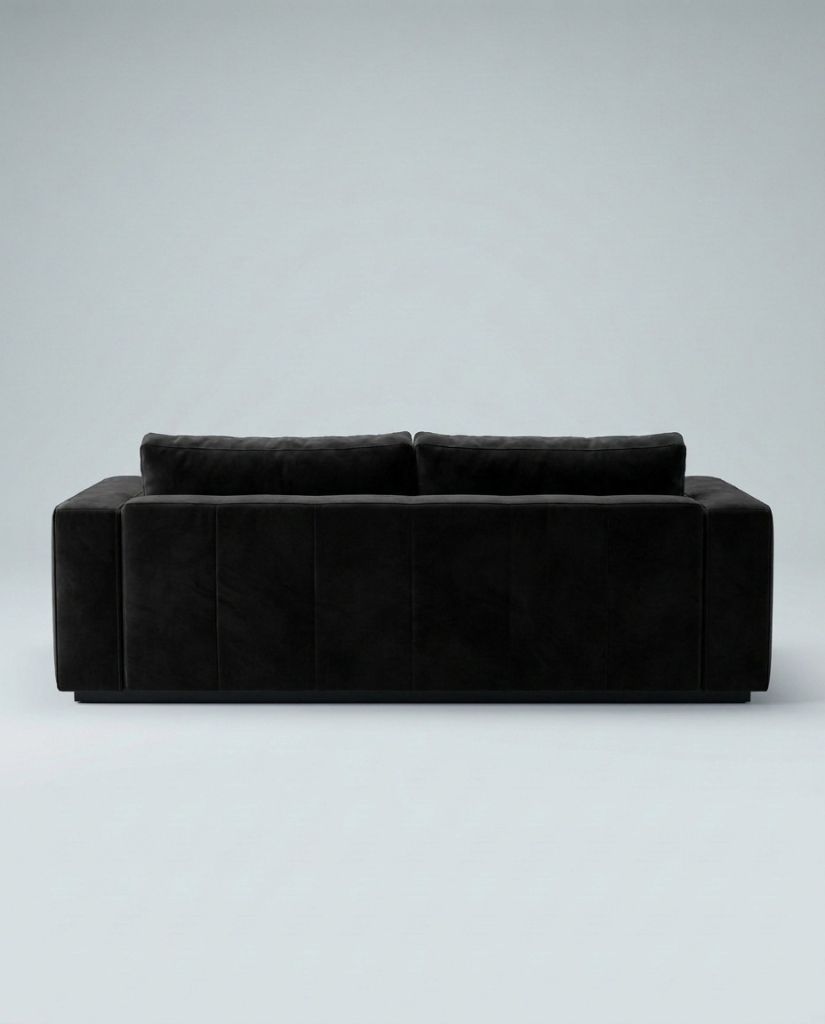 The Lazi Boi Lounge — Black Velvet — back view