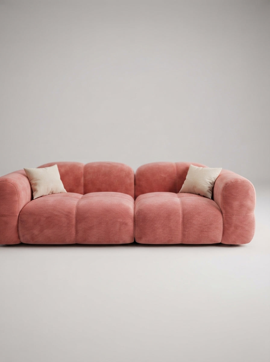 The Marshmallow Sofa — Coral Powder
