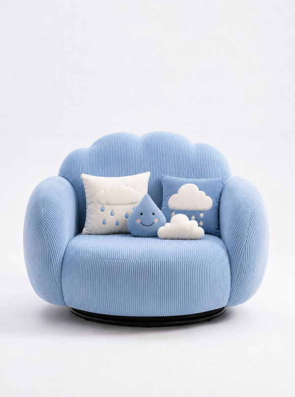 The Cloud Armchair — Sky Blue
