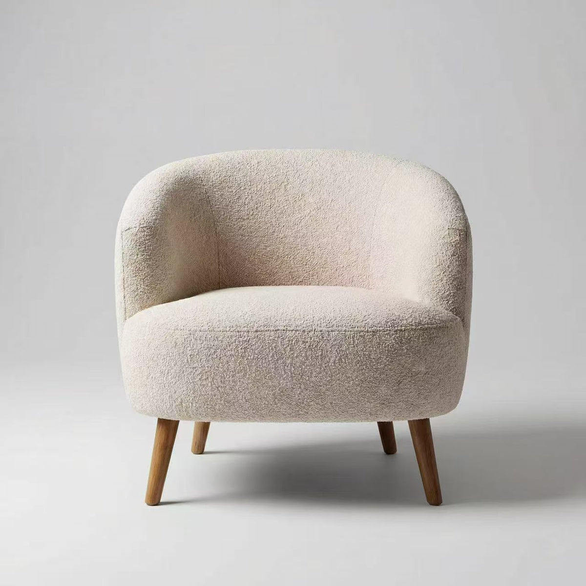 The Pebble Chair — Cream Bouclé